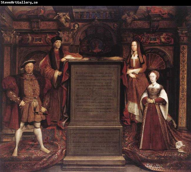 Leemput, Remigius van Henry VII, Elizabeth of York, Henry VIII, and Jane Seymour